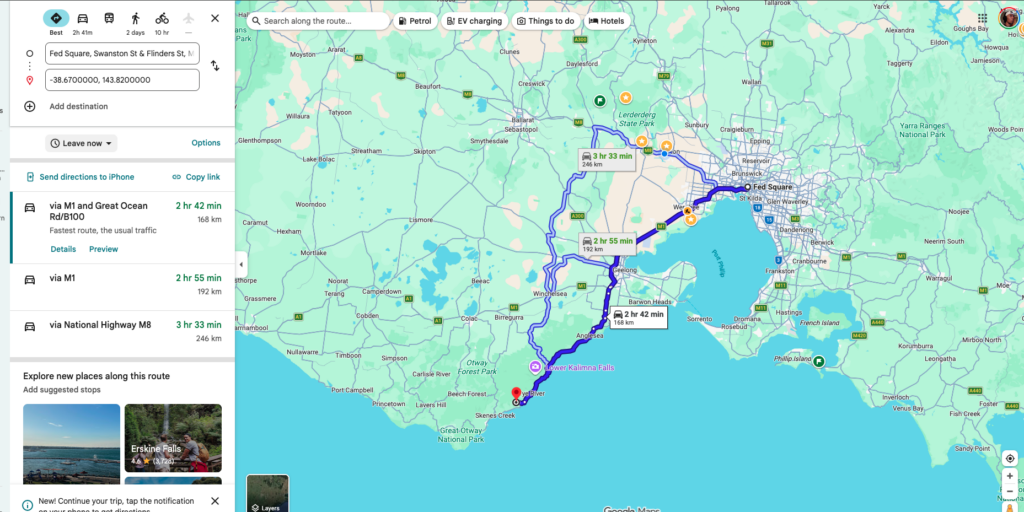 Adventure Korea - Route View